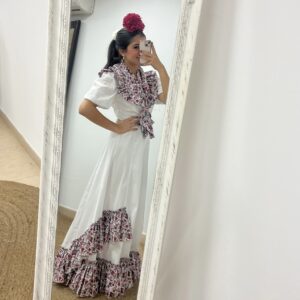 CONJUNTO ROCÍO  FLOR  ROSA